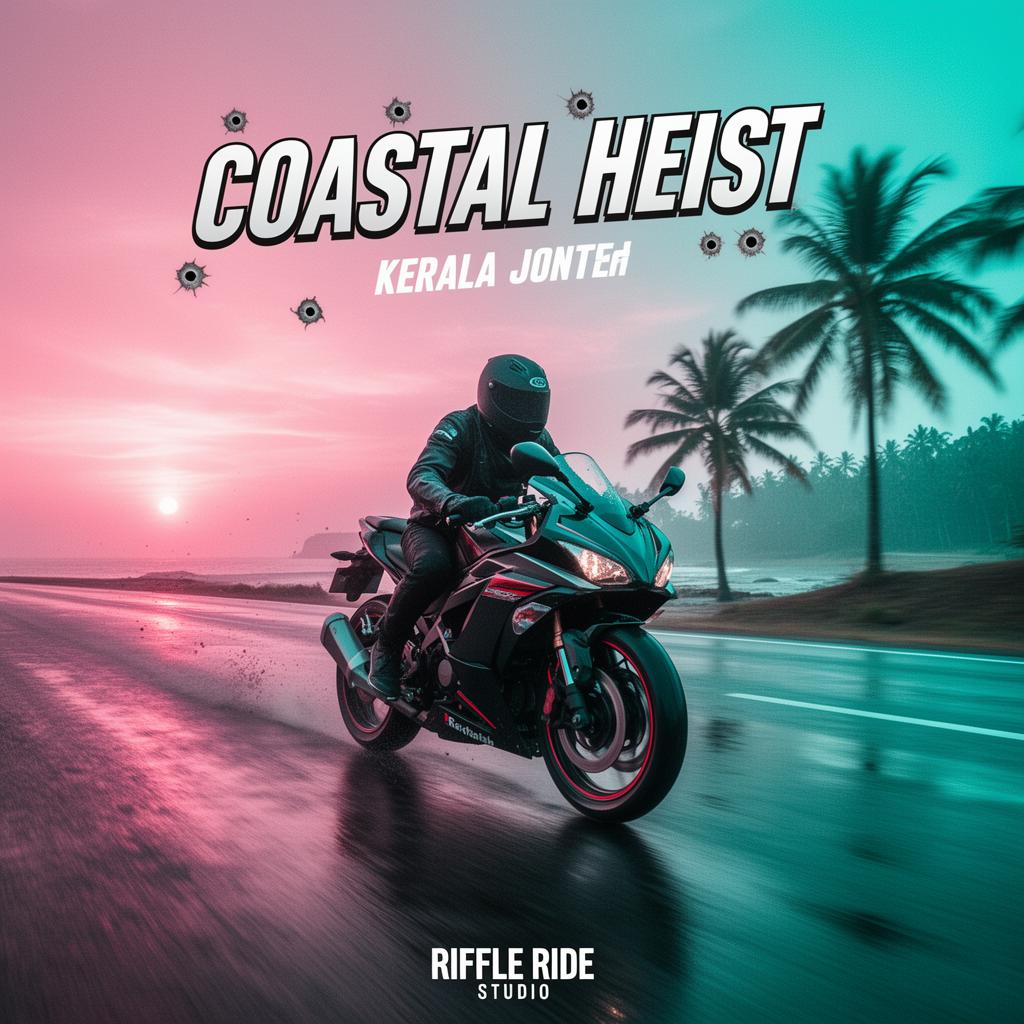 Coastal Heist — official poster from Riffle Ride